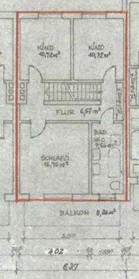 Grundriss Obergeschoss