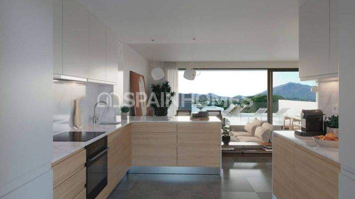 3 Bedroom Sea View Houses in Estepona Next to Golf Courses