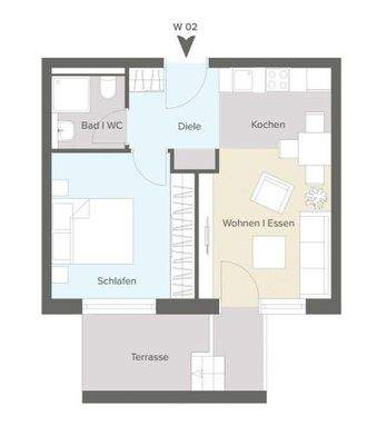 Grundriss Wohnung 02