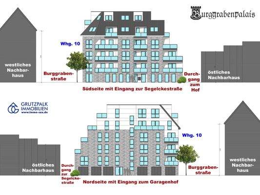 Abstand zum westl. Nachbarhaus