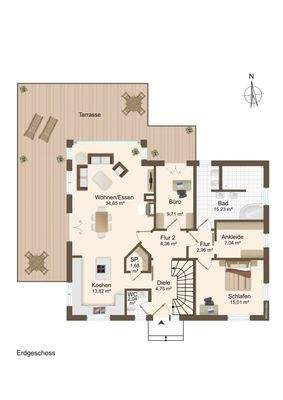 Grundriss Erdgeschoss