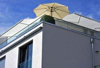 Blick auf die Dachterrasse (Beispiel)