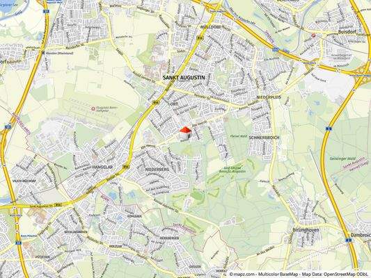 Geolyzer Kartenausschnitt