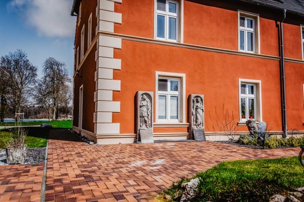 Fassade mit historischen Details