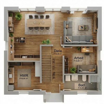 Grundriss Erdgeschoss