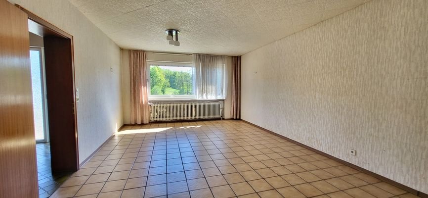Großes Wohnzimmer mit Licht + Raum
