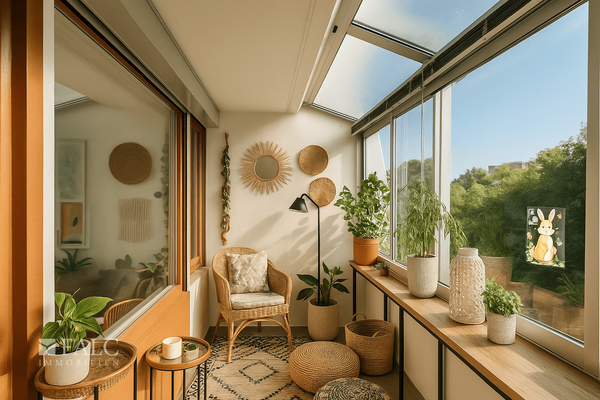 Einrichtungsbeispiel Wintergarten