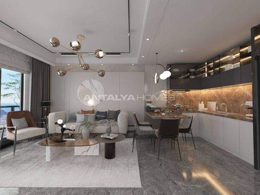 Beautiful Sea View Stylish Real Estate in Antalya Alanya
