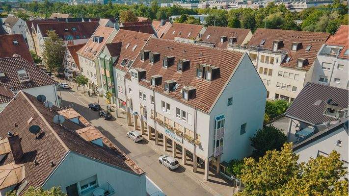 Vogelperspektive-Hausanlage