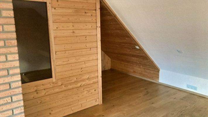 Schlafzimmer mit Sauna