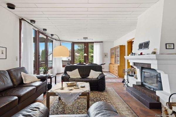 Einen Kaminofen gibt es auch