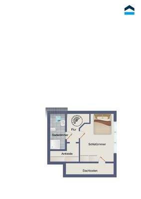 Grundriss Spitzboden