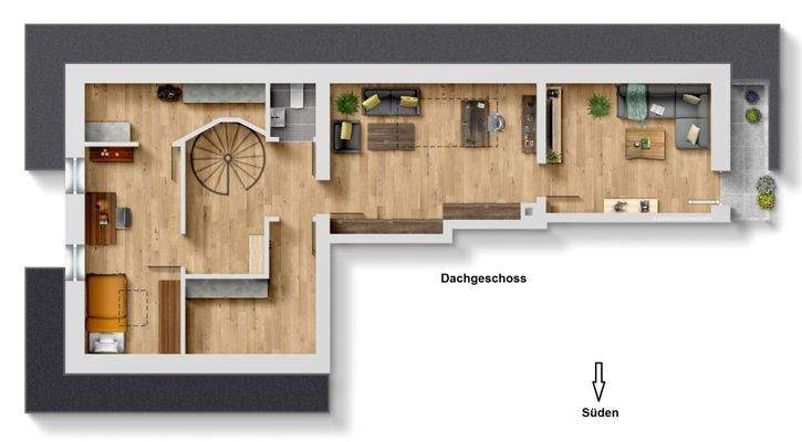 Grundriss Dachgeschoss