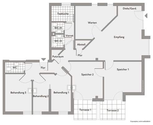 Grundriss Gewerbe Erdgeschoss