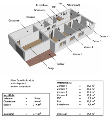 Grundriss und WFL UG