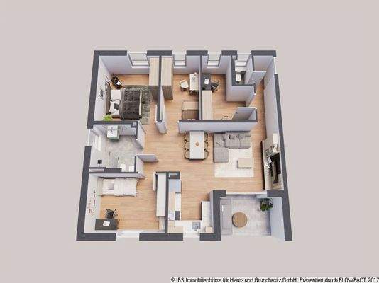 5-Zimmer-Wohnung Beispiel