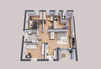 5-Zimmer-Wohnung Beispiel