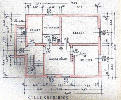 Grundriss Kellergeschoss