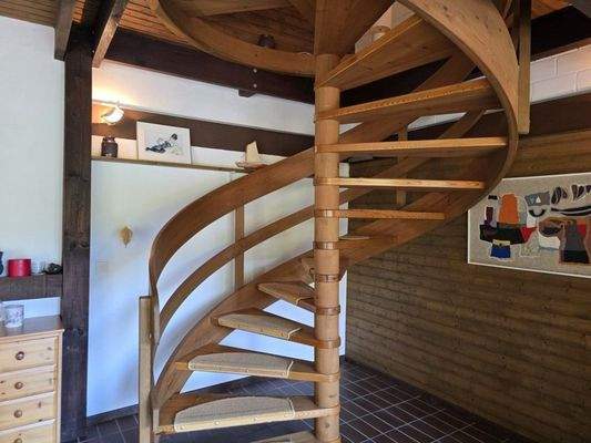 Holz-Wendeltreppe