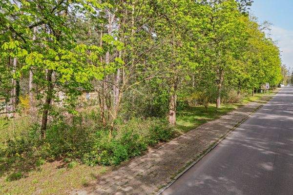 Grundstücksansicht von der Strandstaße aus