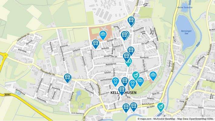 Geolyzer Kartenausschnitt