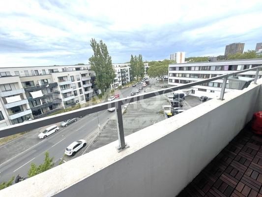 Ausblick vom Balkon im Zimmer 1