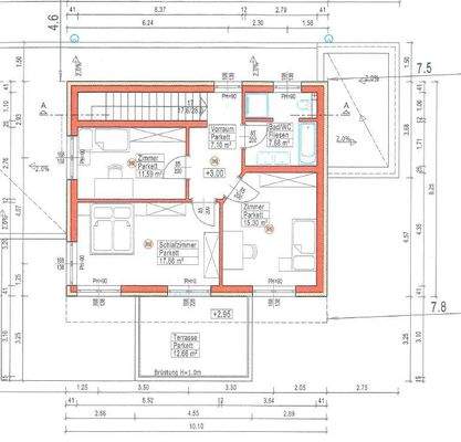 Plan Obergeschoss