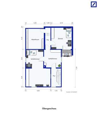 Obergeschoss Haus Nr. 30