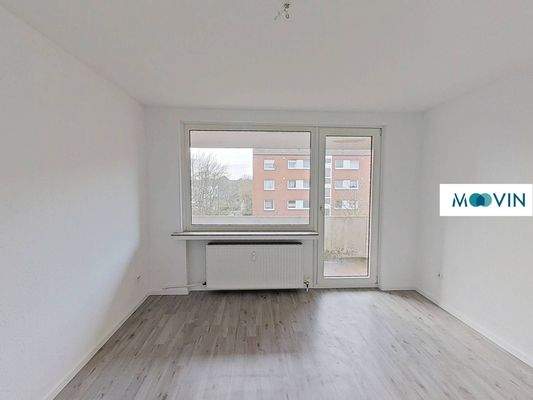 Ansicht I: Wohn- und Esszimmer