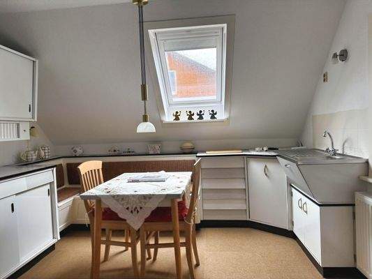Küche im Dachgeschoss