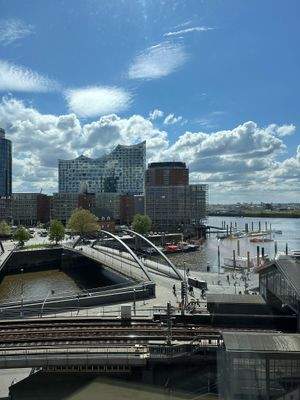 Ausblick auf die Elphi.