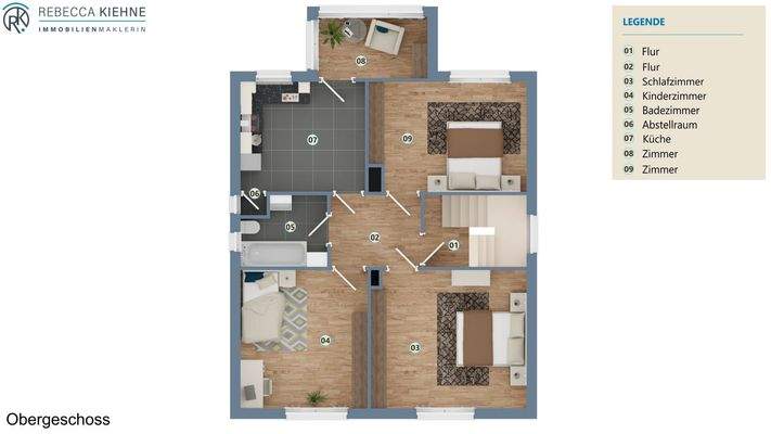 Grundriss Obergeschoss