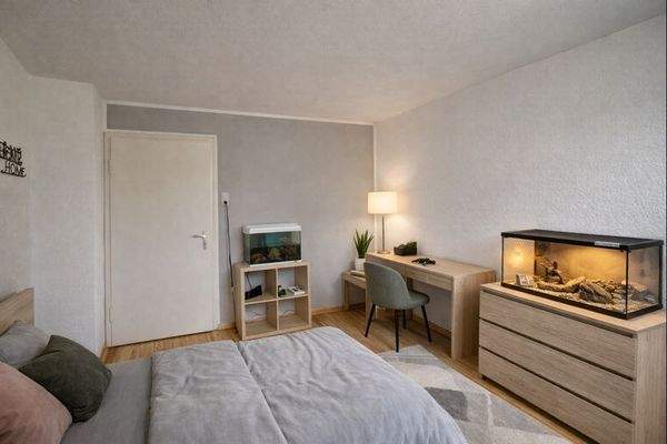 Schlafzimmer (Einrichtung KI verändert)