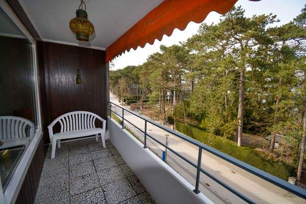 Blick auf die Loggia