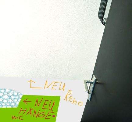 separater WC-Raum, Hänge-WC