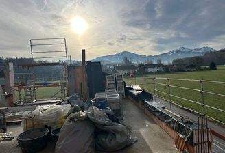 Blick von PH A 5 in die Berge