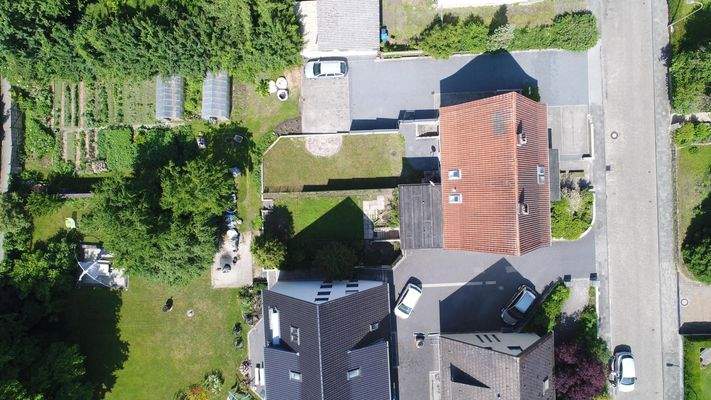 Drohnenansicht von oben