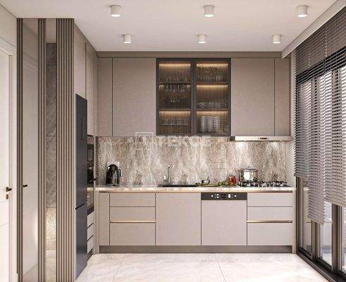 3-Bedroom Flats with Communal Pool in Mudanya Güzelyalı