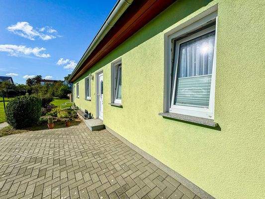 Der Zugang zur Einliegerwohnung