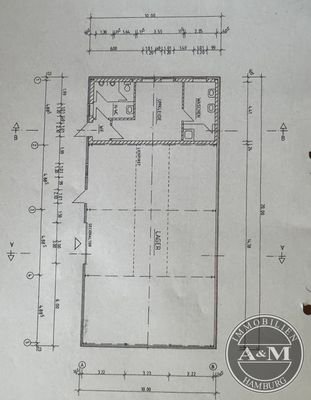 Grundriss Lagerhalle