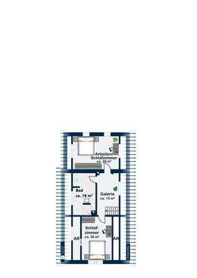 Obergeschoss Haupthaus