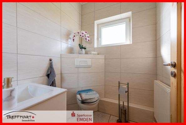 Separates WC im Erdgeschoss