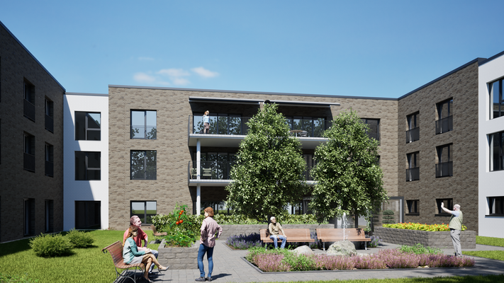 Aussenansicht mit Innenhof