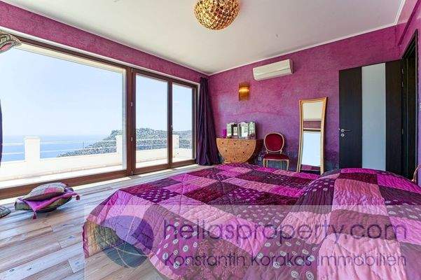 Hauptschlafzimmer mit Meerblick