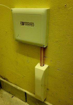 Glasfaser vorbereitet