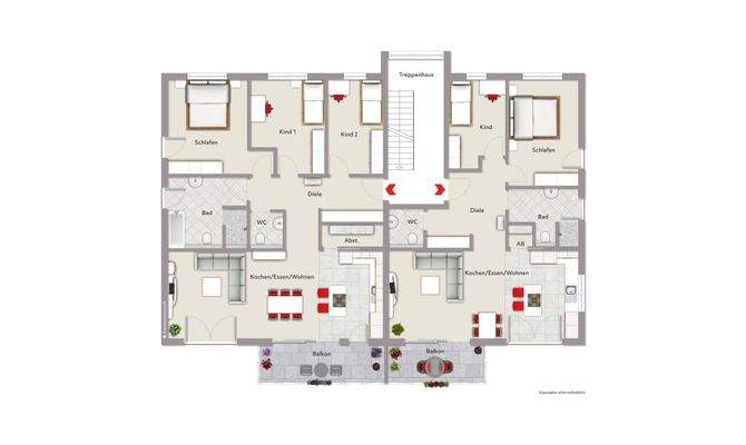 Grundriss Obergeschoss