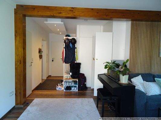 Eingangsbereich zum offenen Wohnbereich