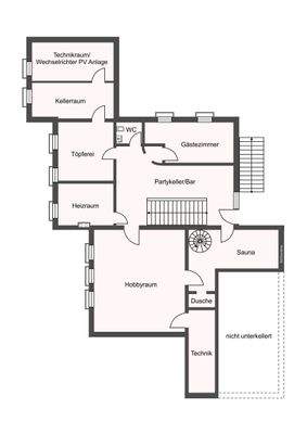 Grundriss Kellergeschoss