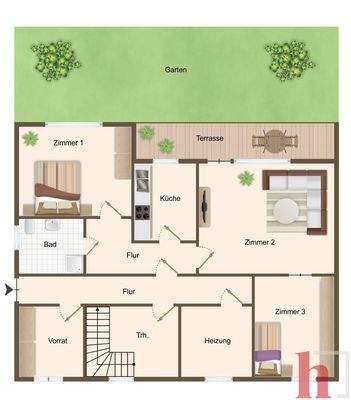 Grundriss Souterrain