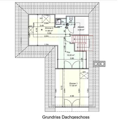 Grundriss Dachgeschoss
